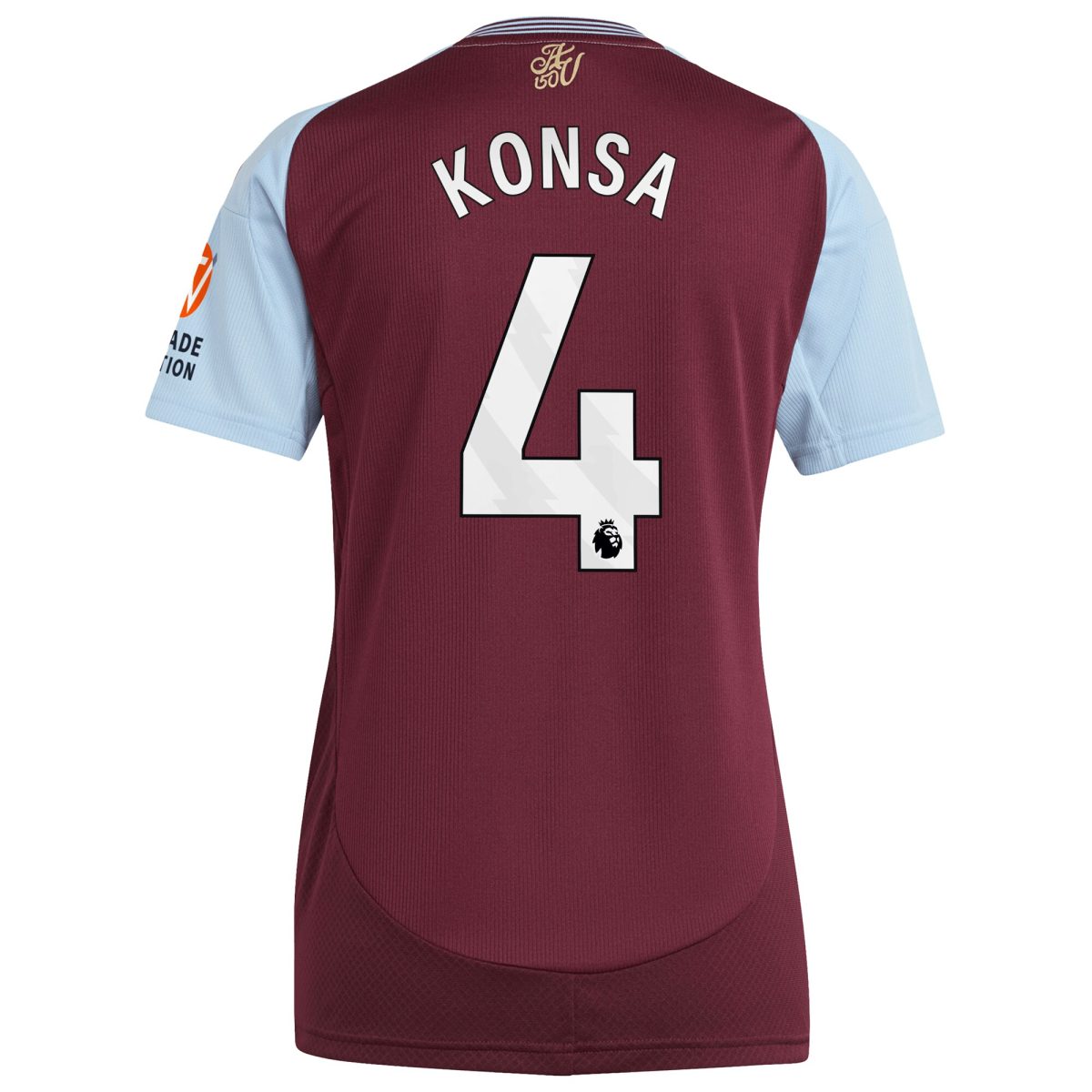 aston villa adidas home shirt 2024-25 – womens with konsa 4 printing Collection - Official Aston Villa Shirts & Jerseys