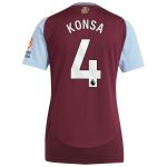 aston villa adidas home shirt 2024-25 – womens with konsa 4 printing Collection - Official Aston Villa Shirts & Jerseys