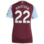 aston villa adidas home shirt 2024-25 – womens with maatsen 22 printing Collection - Official Aston Villa Shirts & Jerseys