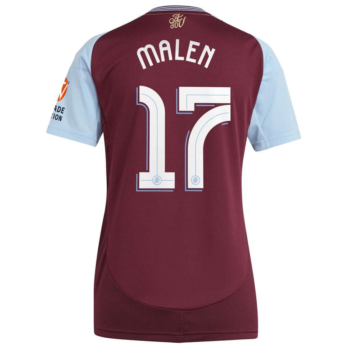 aston villa adidas home shirt 2024-25 – womens with malen 17 cup printing Collection - Official Aston Villa Shirts & Jerseys