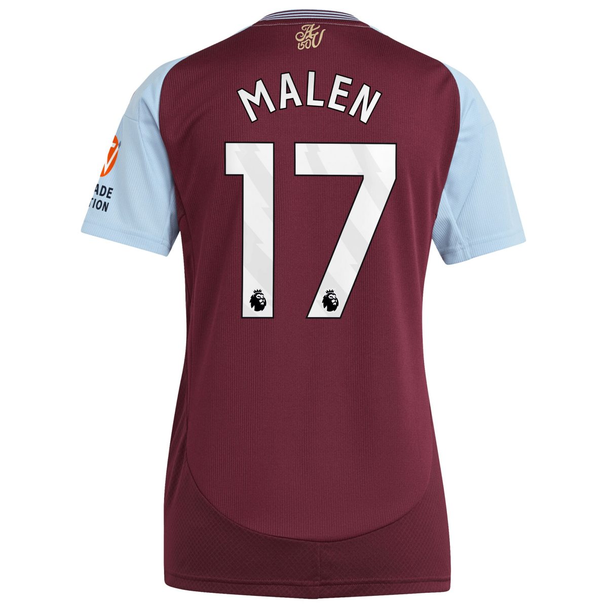 aston villa adidas home shirt 2024-25 – womens with malen 17 printing Collection - Official Aston Villa Shirts & Jerseys