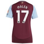 aston villa adidas home shirt 2024-25 – womens with malen 17 printing Collection - Official Aston Villa Shirts & Jerseys