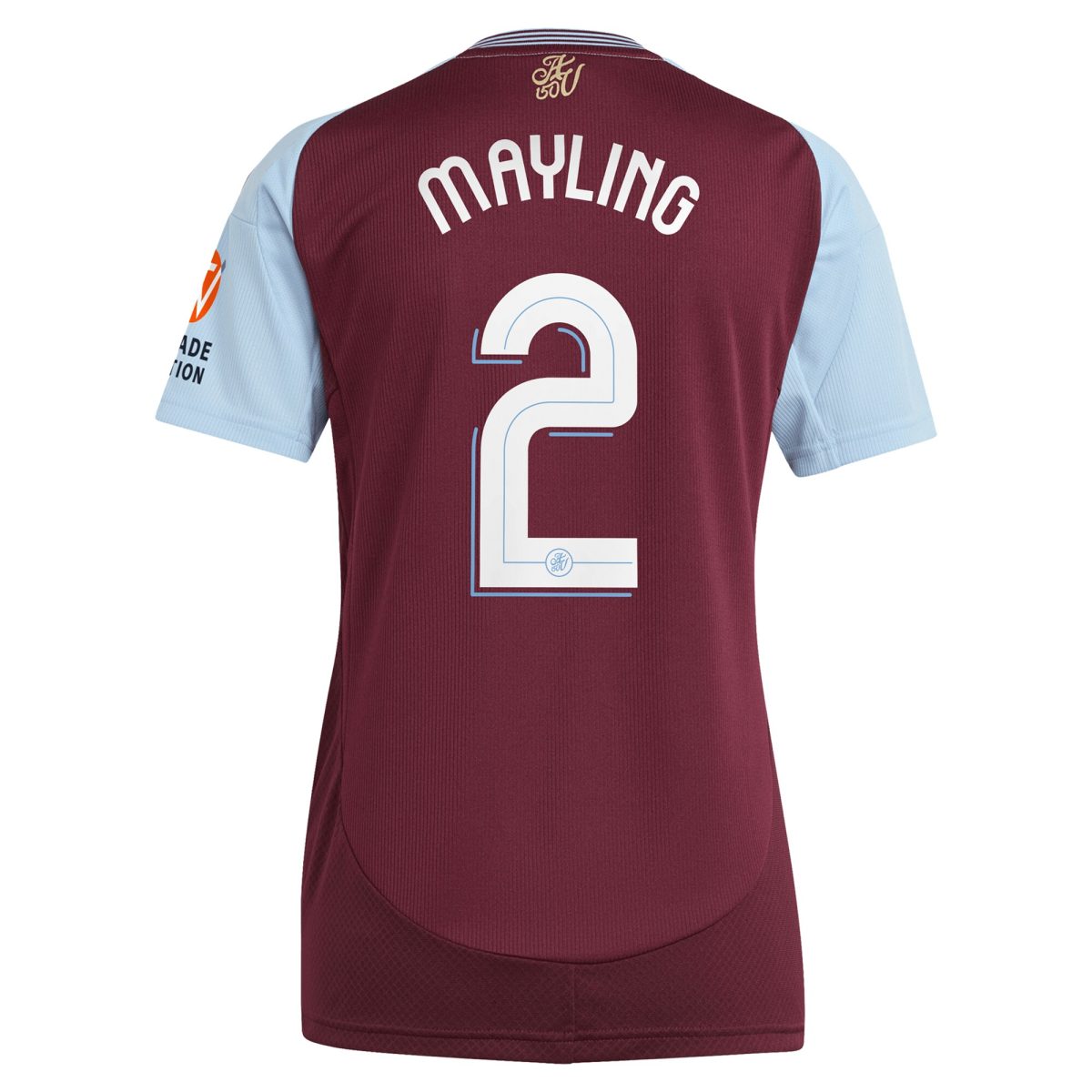 aston villa adidas home shirt 2024-25 – womens with mayling 2 cup printing Collection - Official Aston Villa Shirts & Jerseys