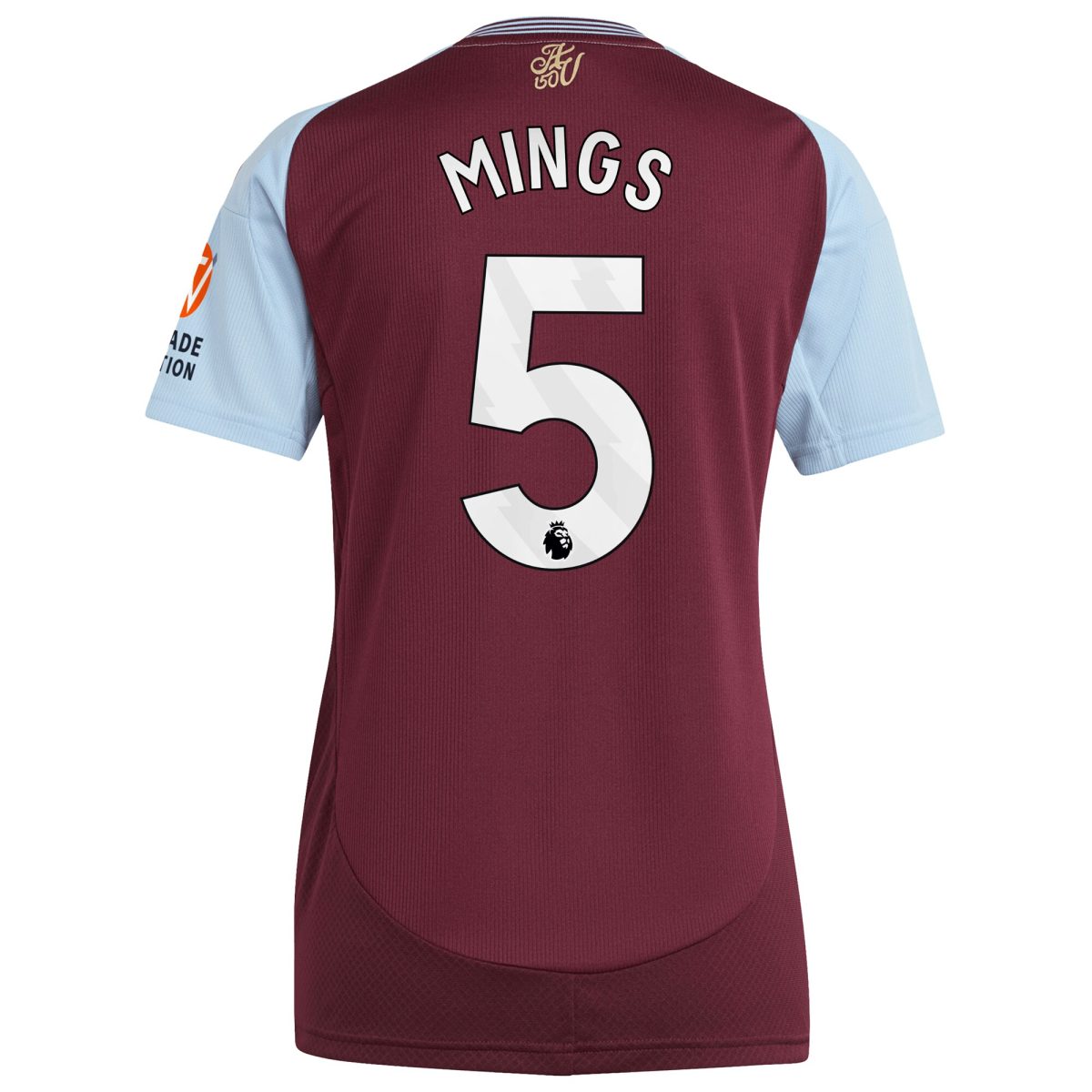 aston villa adidas home shirt 2024-25 – womens with mings 5 printing Collection - Official Aston Villa Shirts & Jerseys