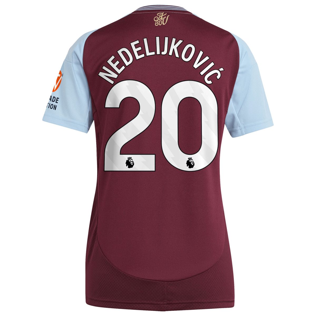 aston villa adidas home shirt 2024-25 – womens with nedeljković 20 printing Collection - Official Aston Villa Shirts & Jerseys