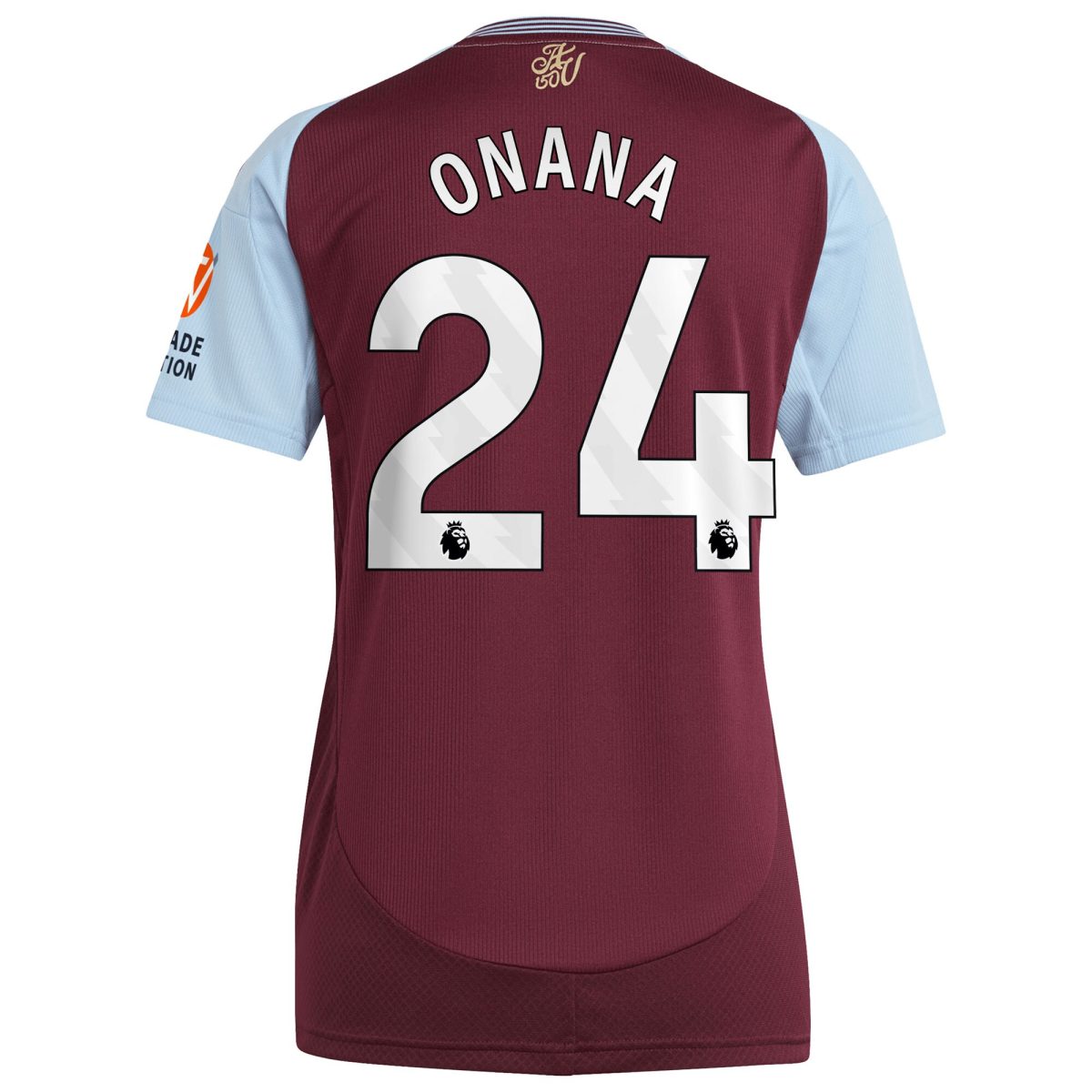 aston villa adidas home shirt 2024-25 – womens with onana 24 printing Collection - Official Aston Villa Shirts & Jerseys
