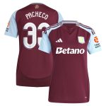 aston villa adidas home shirt 2024-25 – womens with pacheco 33 cup printing Collection - Official Aston Villa Shirts & Jerseys
