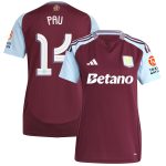 aston villa adidas home shirt 2024-25 – womens with pau 14 cup printing Collection - Official Aston Villa Shirts & Jerseys