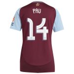 aston villa adidas home shirt 2024-25 – womens with pau 14 cup printing Collection - Official Aston Villa Shirts & Jerseys