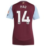 aston villa adidas home shirt 2024-25 – womens with pau 14 printing Collection - Official Aston Villa Shirts & Jerseys