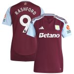 aston villa adidas home shirt 2024-25 – womens with rashford 9 printing Collection - Official Aston Villa Shirts & Jerseys