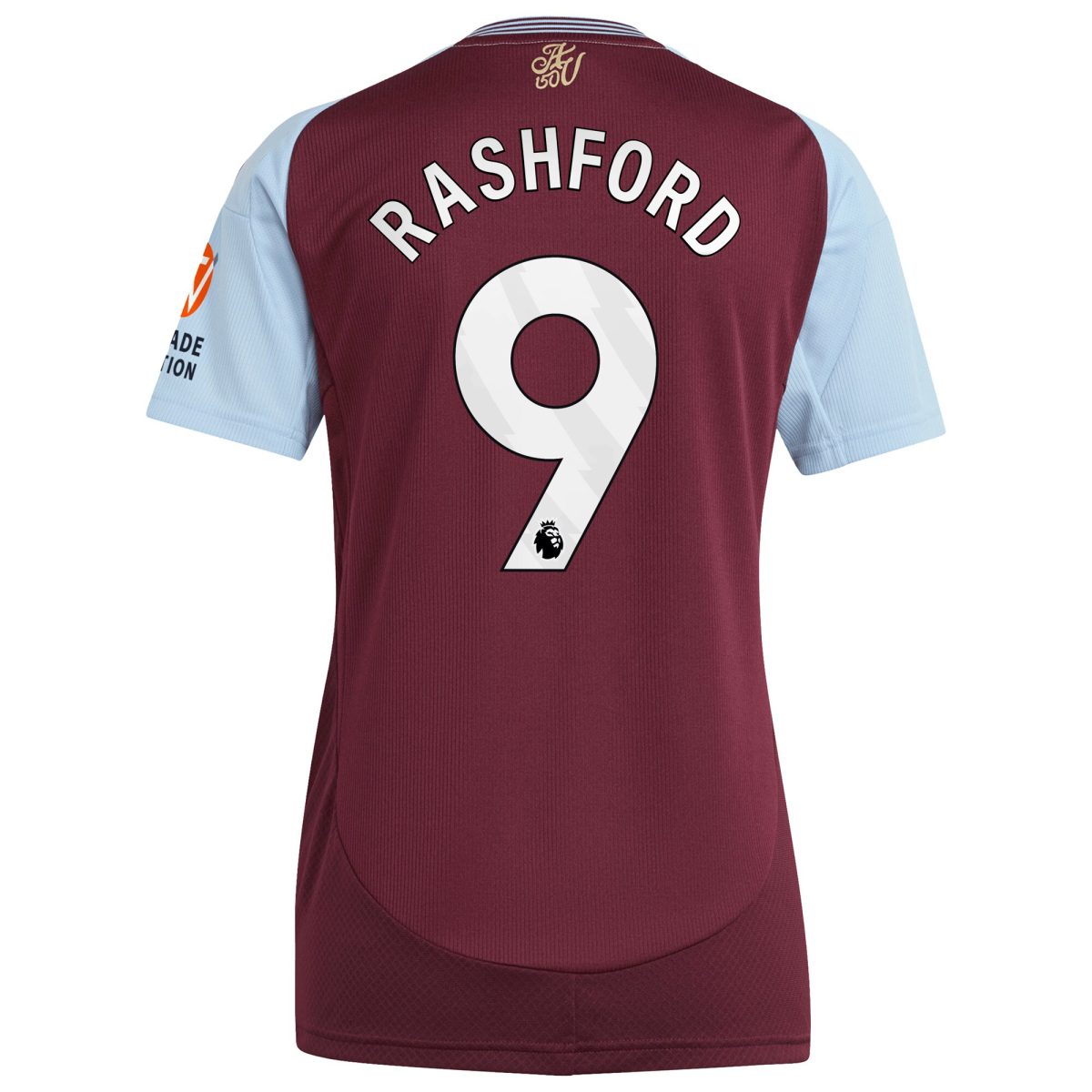 aston villa adidas home shirt 2024-25 – womens with rashford 9 printing Collection - Official Aston Villa Shirts & Jerseys