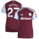 aston villa adidas home shirt 2024-25 – womens with rogers 27 printing Collection - Official Aston Villa Shirts & Jerseys