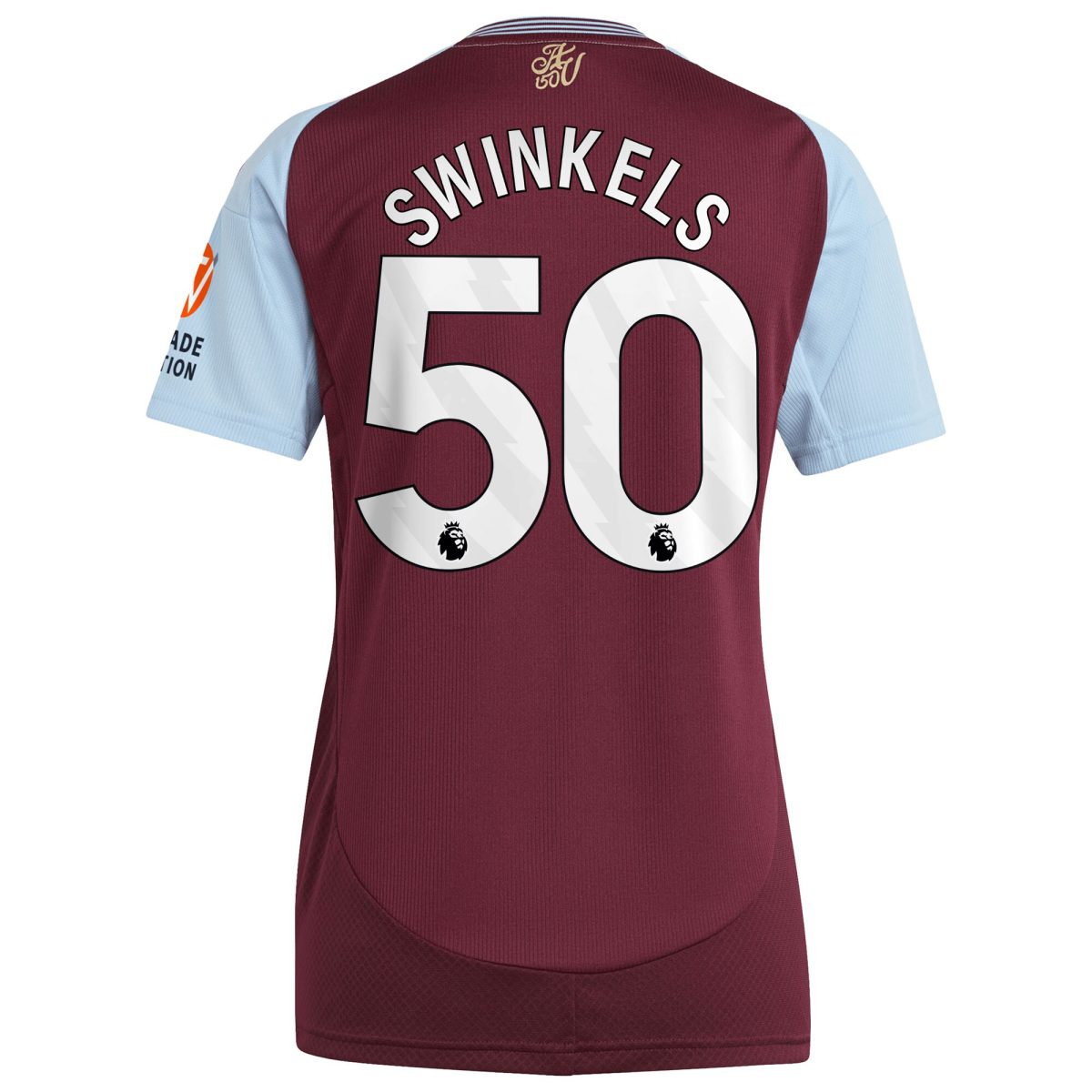 aston villa adidas home shirt 2024-25 – womens with swinkels 50 printing Collection - Official Aston Villa Shirts & Jerseys