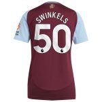 aston villa adidas home shirt 2024-25 – womens with swinkels 50 printing Collection - Official Aston Villa Shirts & Jerseys