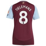 aston villa adidas home shirt 2024-25 – womens with tielemans 8 printing Collection - Official Aston Villa Shirts & Jerseys