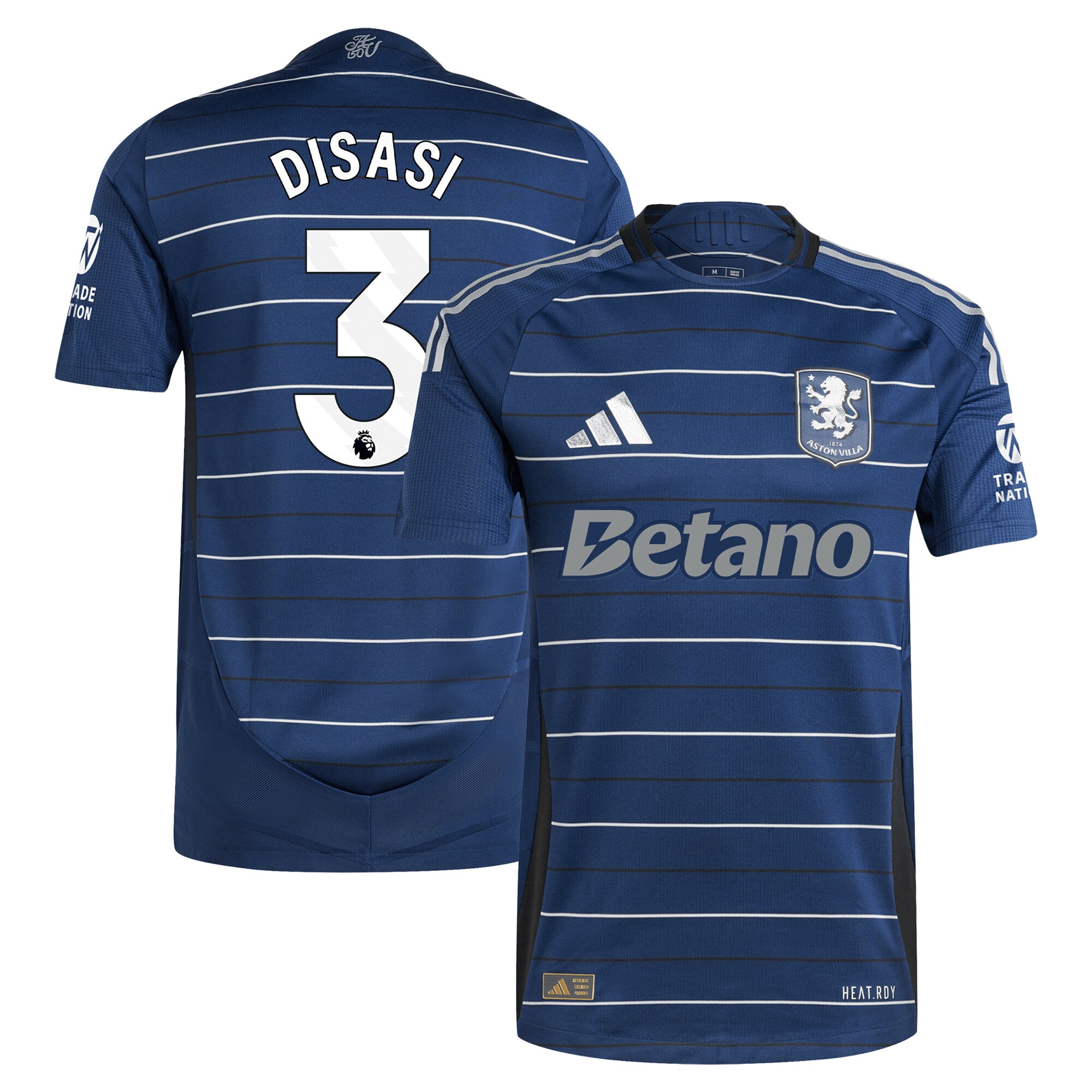 aston villa adidas third authentic shirt 2024-25 with disasi 3 printing Collection - Official Aston Villa Shirts & Jerseys