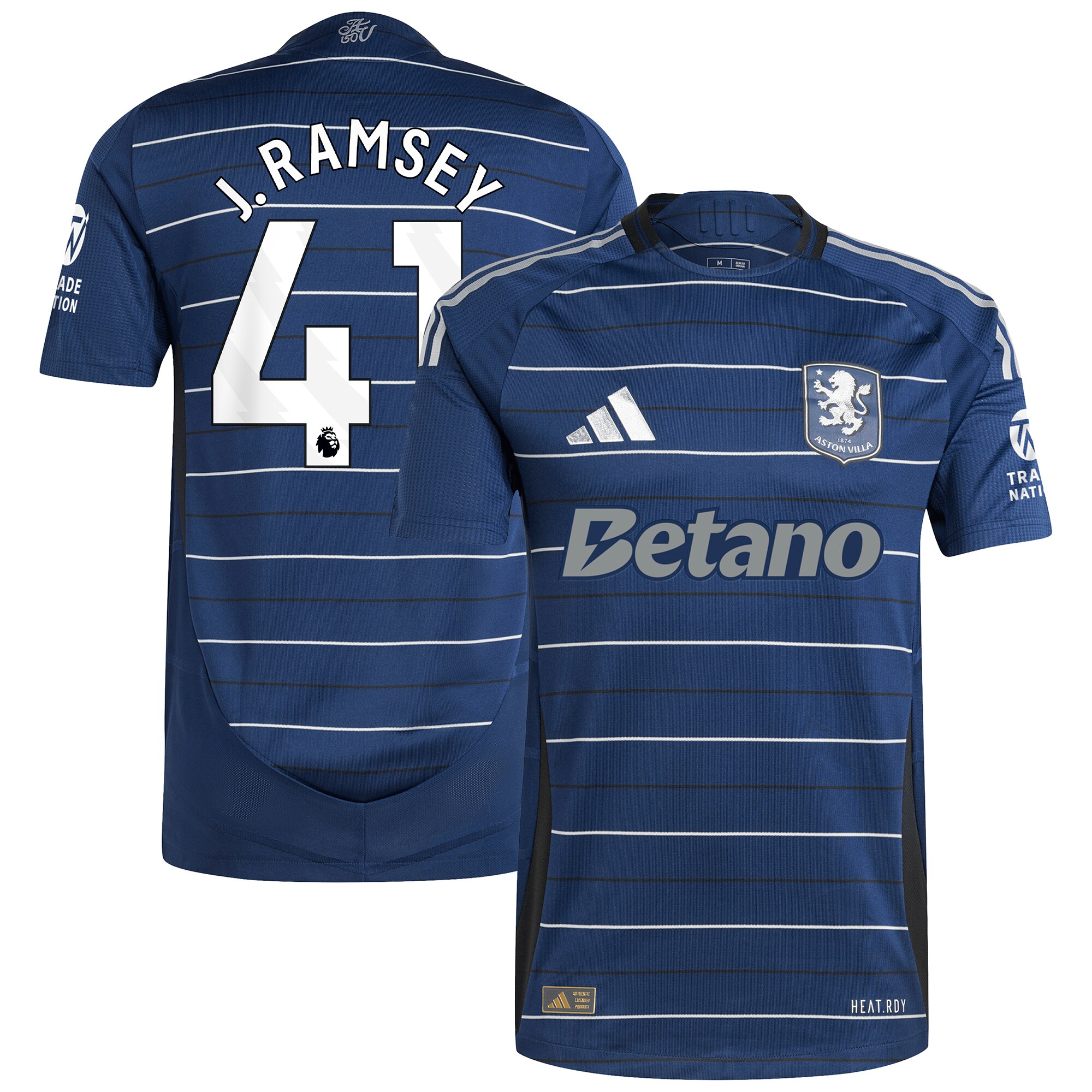aston villa adidas third authentic shirt 2024-25 with j. ramsey 41 printing Collection - Official Aston Villa Shirts & Jerseys
