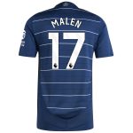 aston villa adidas third authentic shirt 2024-25 with malen 17 printing Collection - Official Aston Villa Shirts & Jerseys