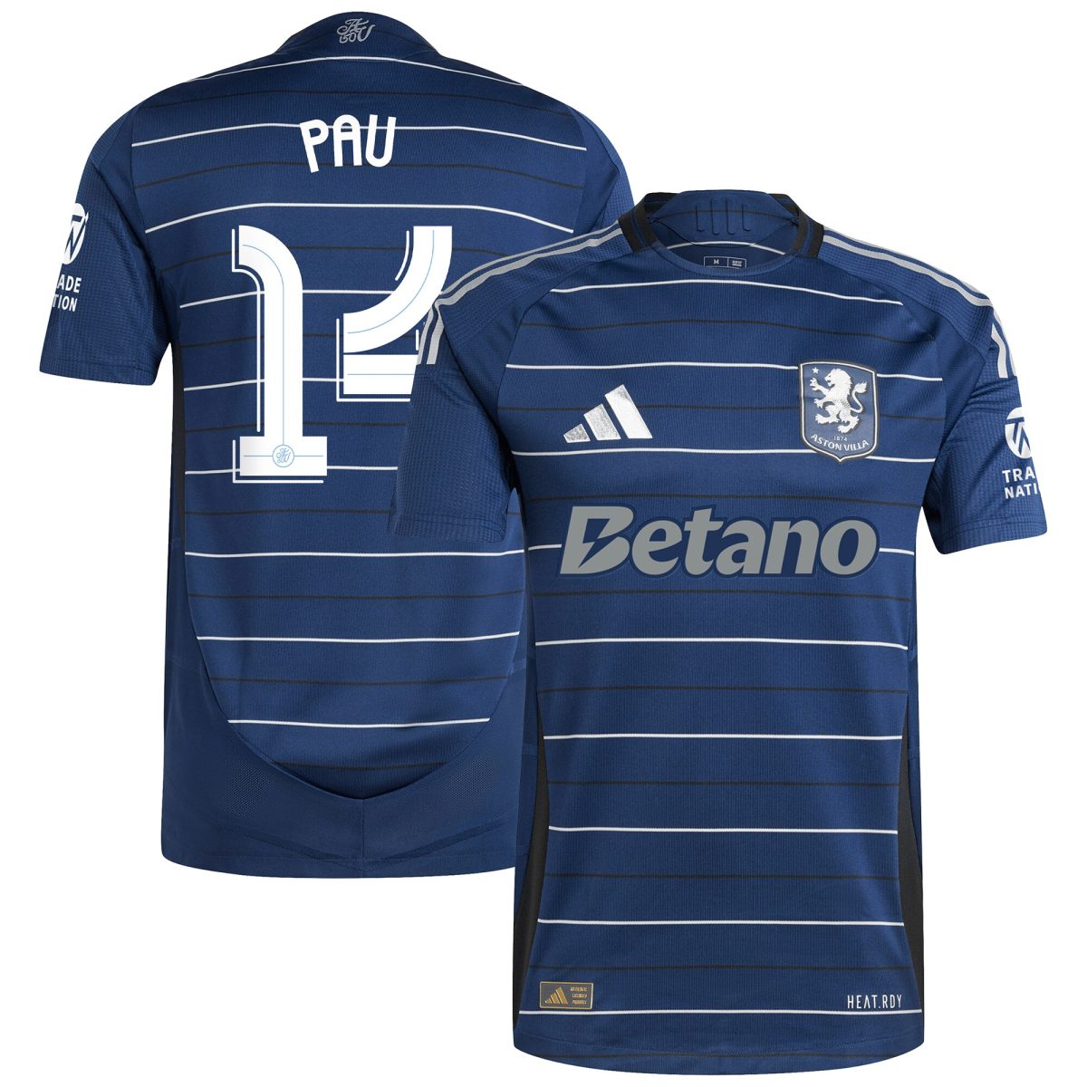 aston villa adidas third authentic shirt 2024-25 with pau 14 cup printing Collection - Official Aston Villa Shirts & Jerseys