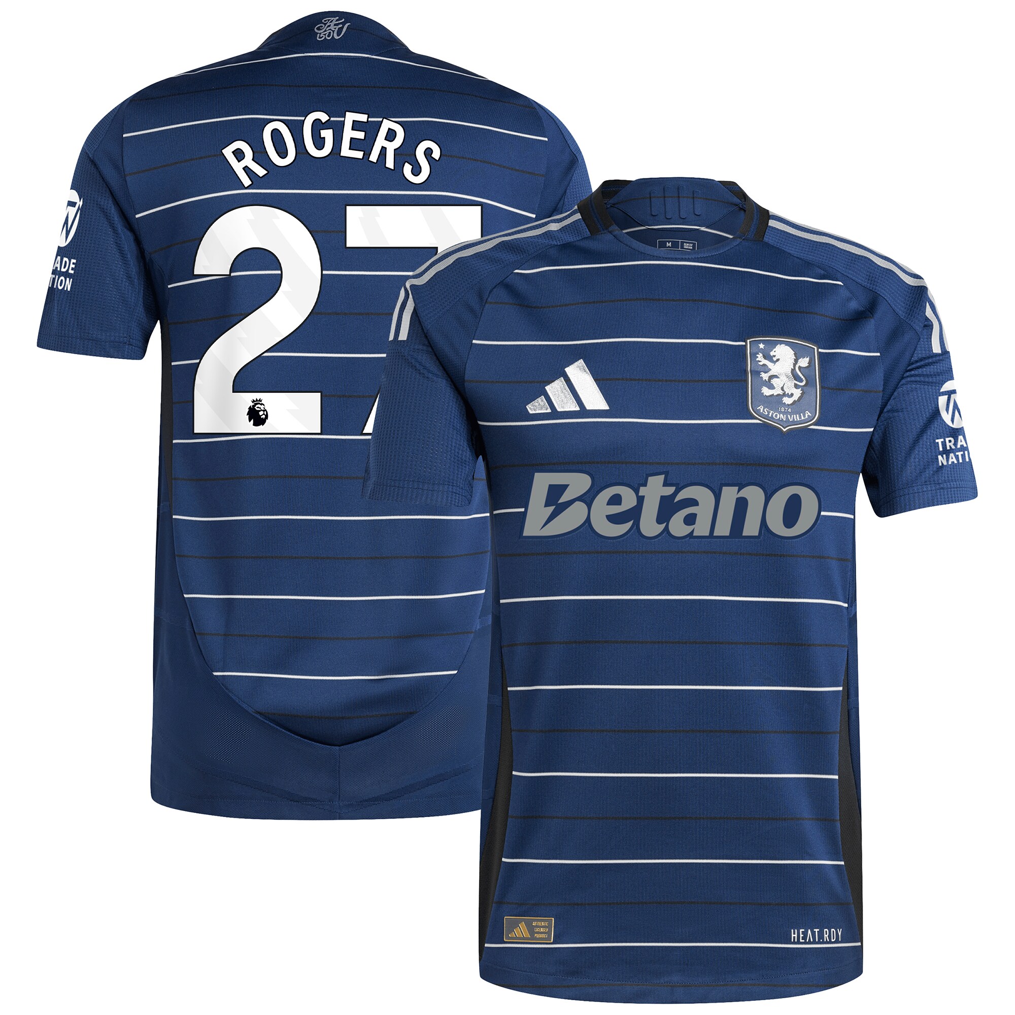 aston villa adidas third authentic shirt 2024-25 with rogers 27 printing Collection - Official Aston Villa Shirts & Jerseys