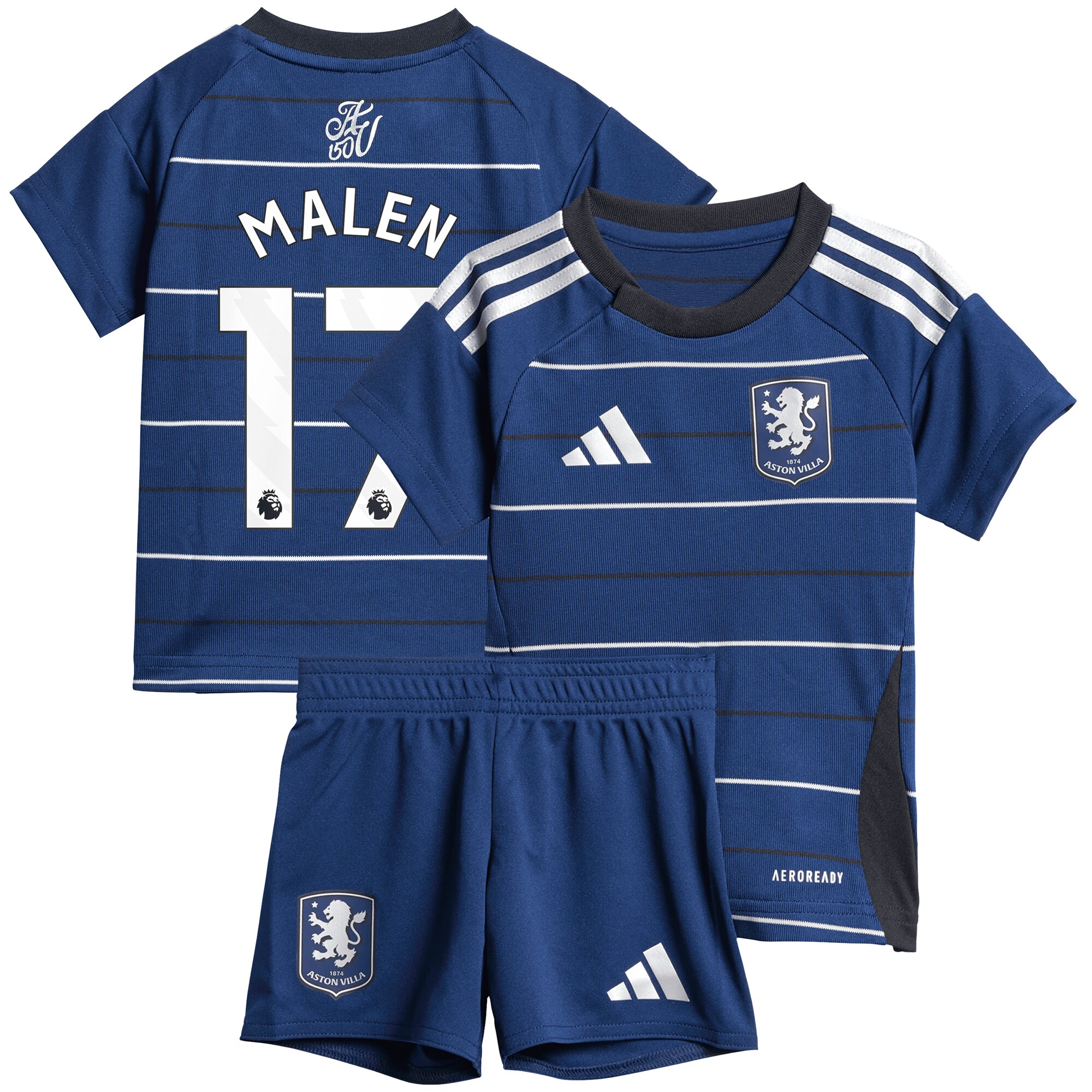 aston villa adidas third baby kit 2024-25 with malen 17 printing Collection - Official Aston Villa Shirts & Jerseys