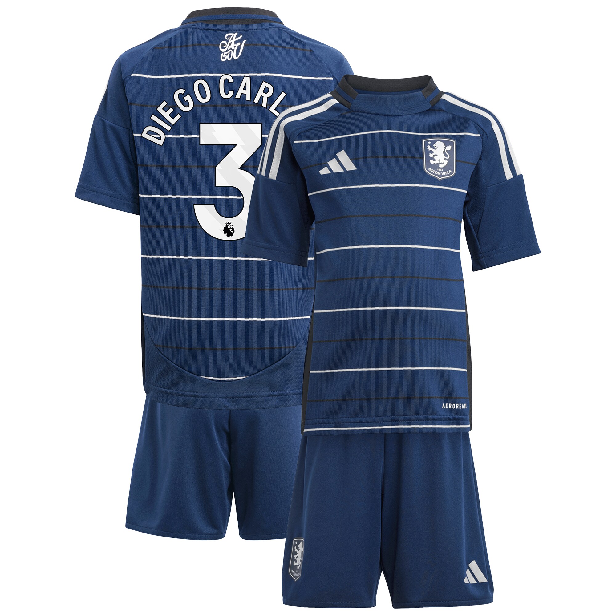 aston villa adidas third minikit 2024-25 with diego carlos 3 printing Collection - Official Aston Villa Shirts & Jerseys