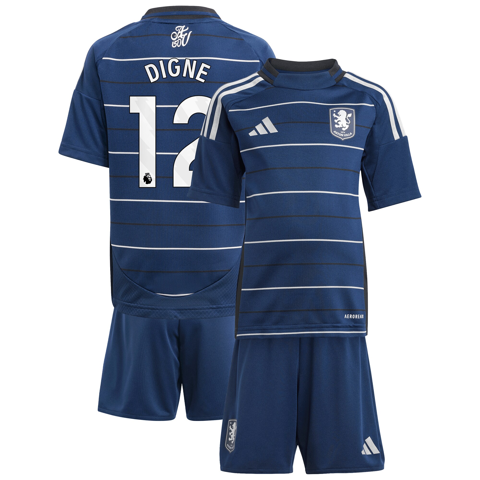 aston villa adidas third minikit 2024-25 with digne 12 printing Collection - Official Aston Villa Shirts & Jerseys