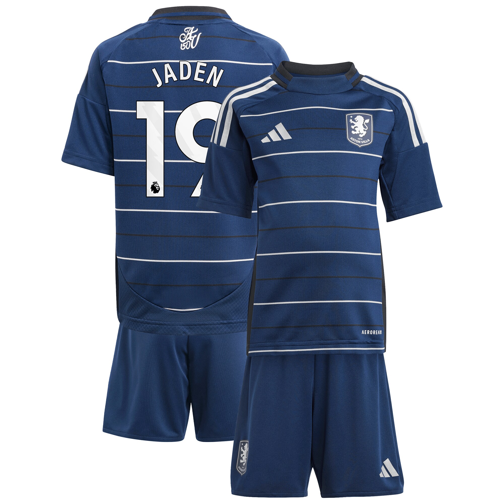 aston villa adidas third minikit 2024-25 with jaden 19 printing Collection - Official Aston Villa Shirts & Jerseys