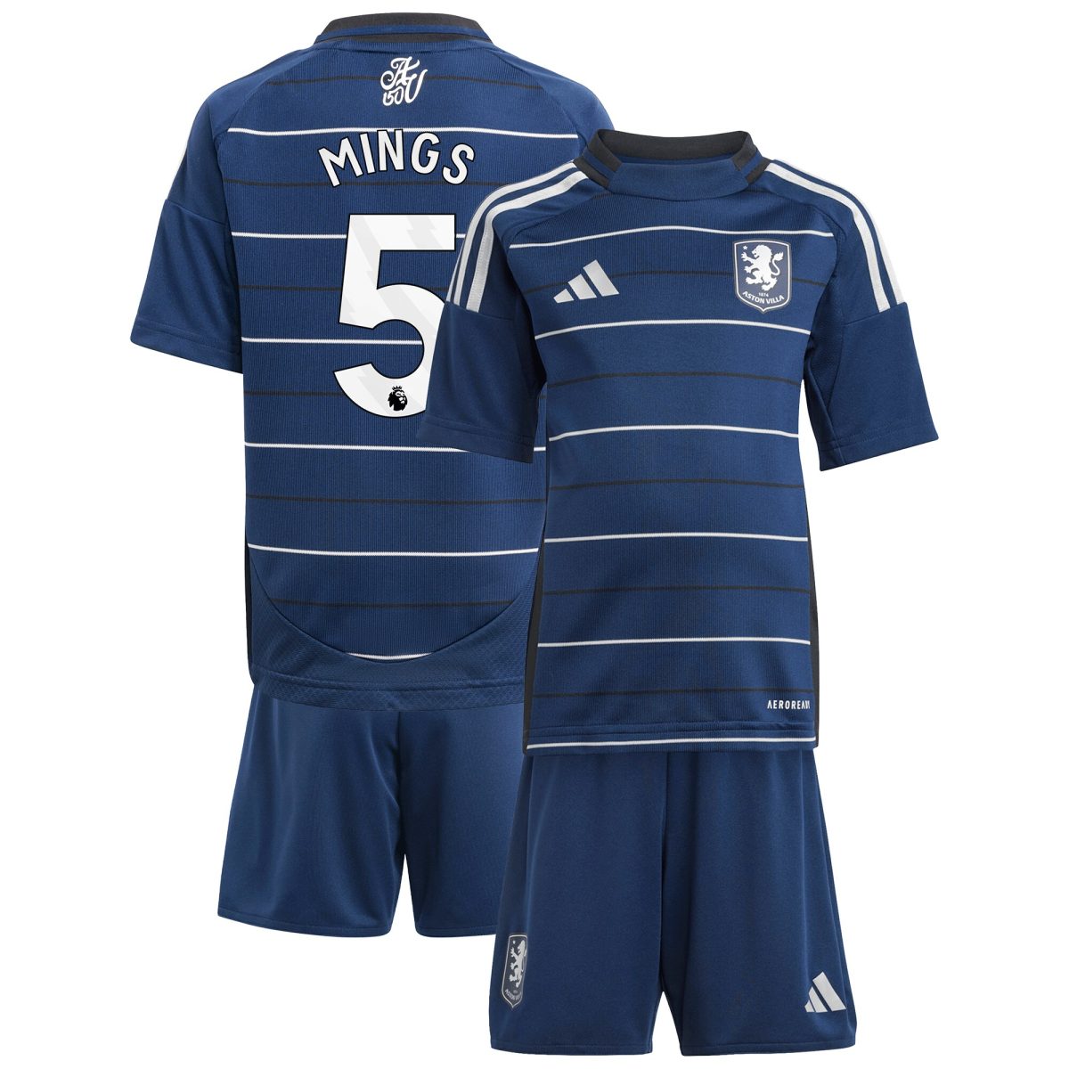 aston villa adidas third minikit 2024-25 with mings 5 printing Collection - Official Aston Villa Shirts & Jerseys