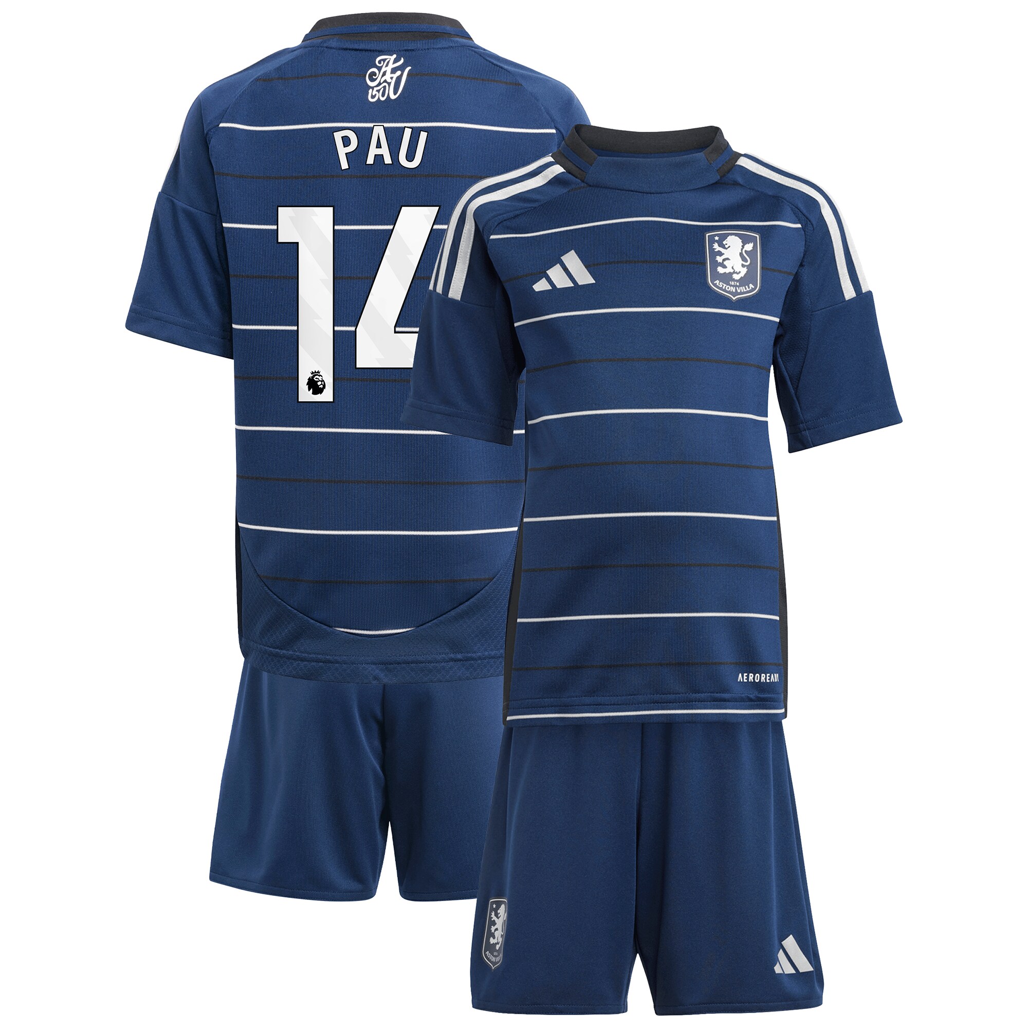 aston villa adidas third minikit 2024-25 with pau 14 printing Collection - Official Aston Villa Shirts & Jerseys