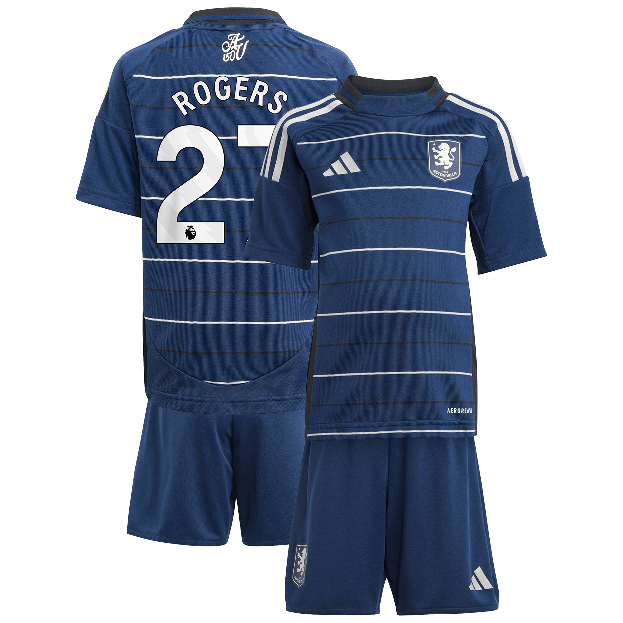 aston villa adidas third minikit 2024-25 with rogers 27 printing Collection - Official Aston Villa Shirts & Jerseys