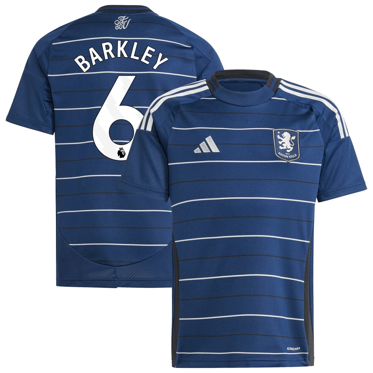 aston villa adidas third shirt 2024-25 – kids with barkley 6 printing Collection - Official Aston Villa Shirts & Jerseys