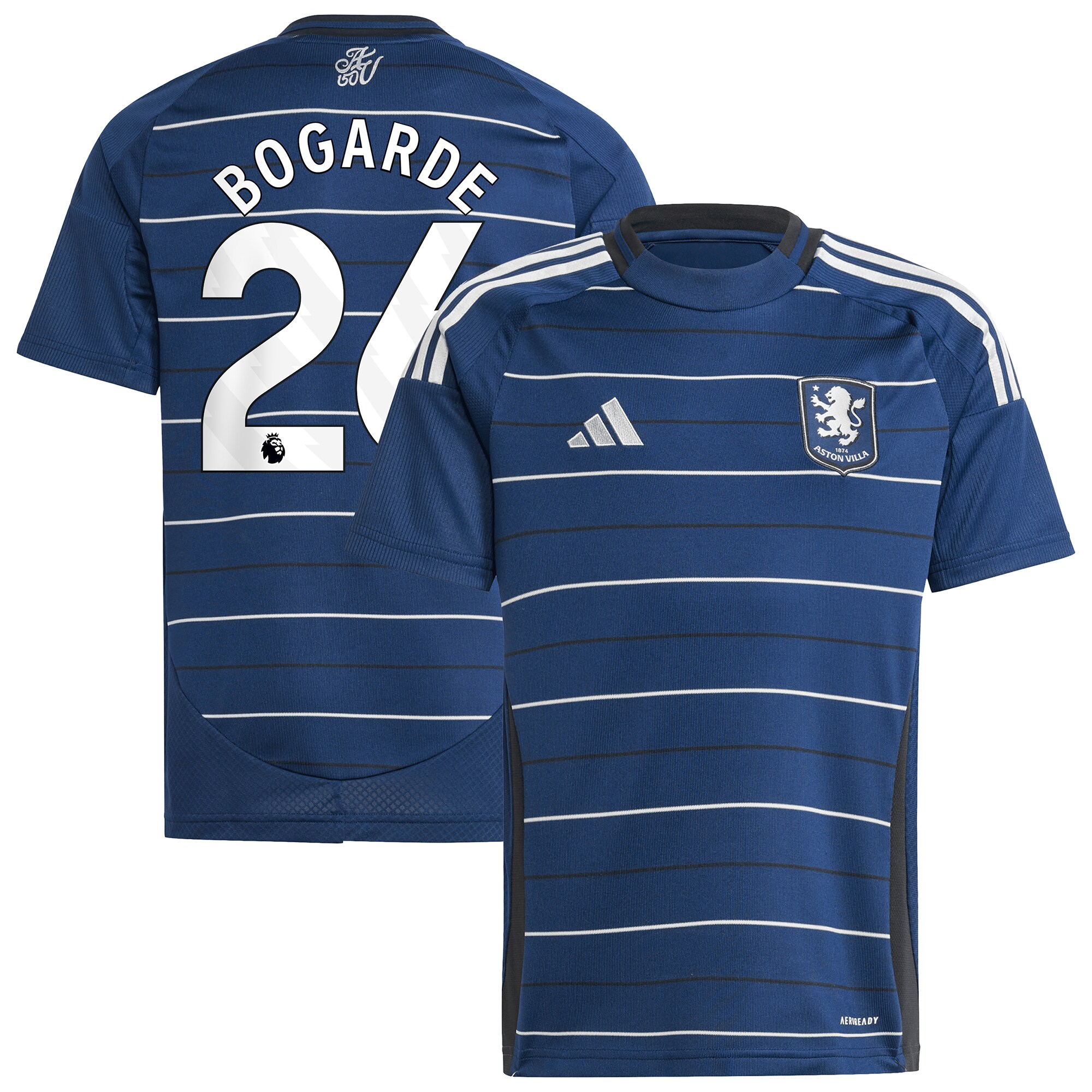 aston villa adidas third shirt 2024-25 – kids with bogarde 26 printing Collection - Official Aston Villa Shirts & Jerseys