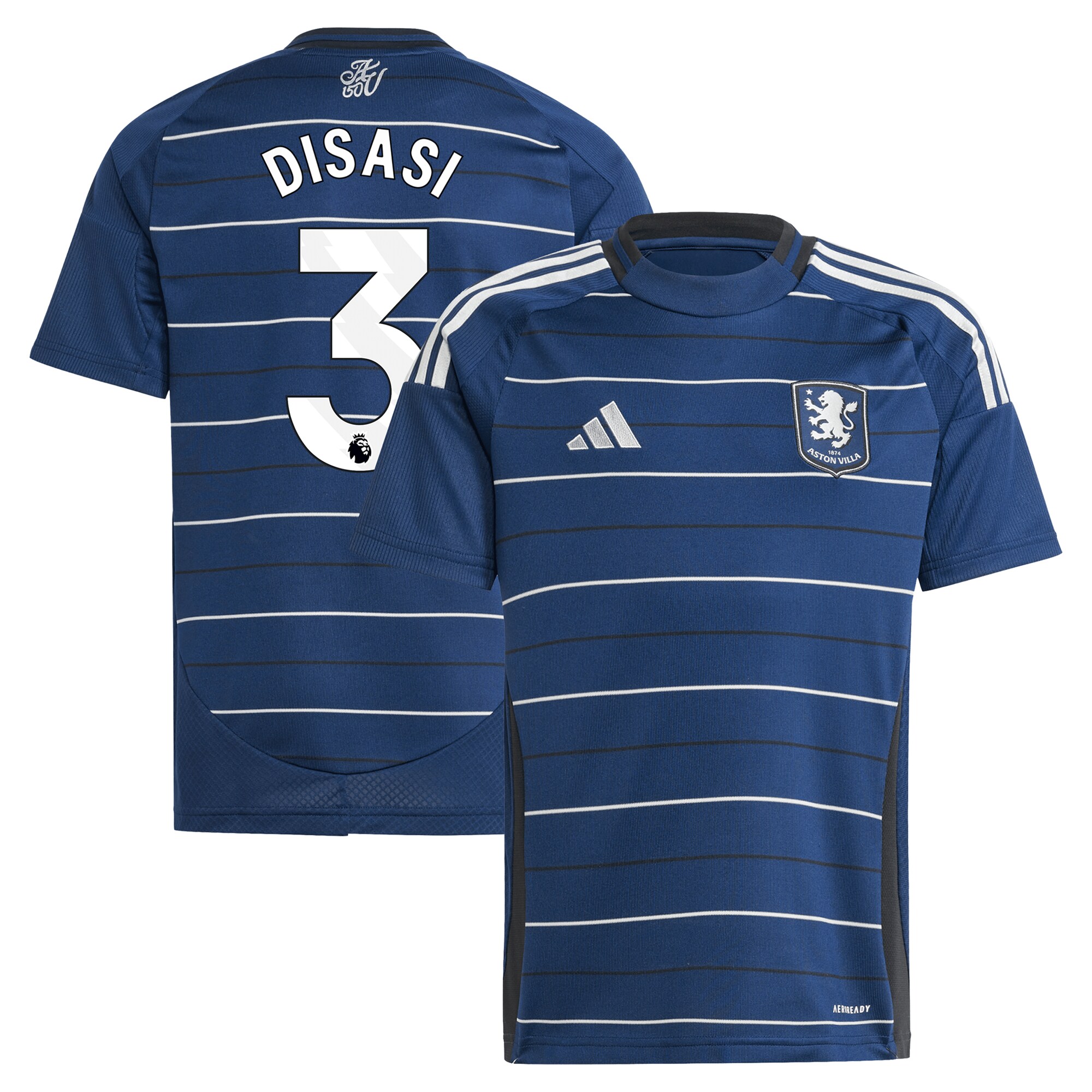 aston villa adidas third shirt 2024-25 – kids with disasi 3 printing Collection - Official Aston Villa Shirts & Jerseys