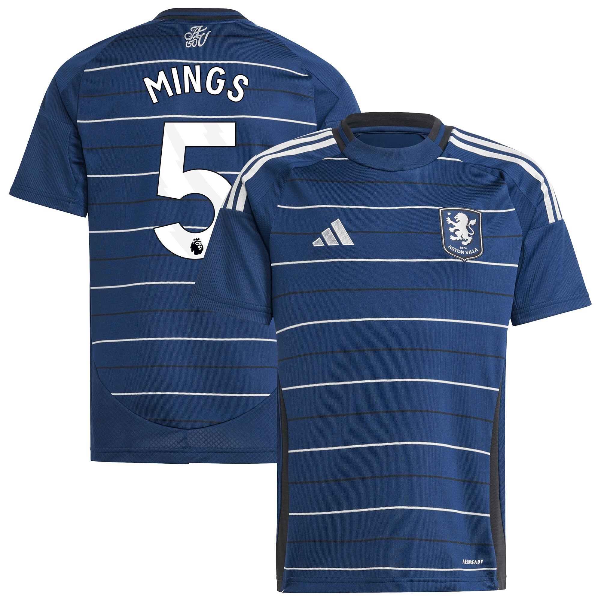 aston villa adidas third shirt 2024-25 – kids with mings 5 printing Collection - Official Aston Villa Shirts & Jerseys