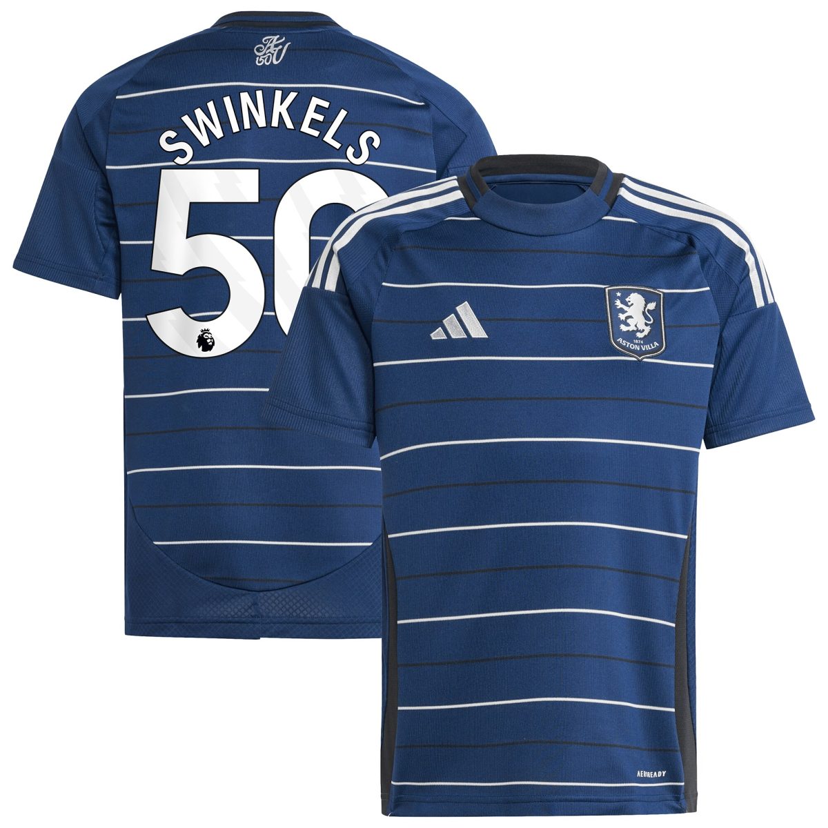 aston villa adidas third shirt 2024-25 – kids with swinkels 50 printing Collection - Official Aston Villa Shirts & Jerseys