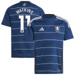 aston villa adidas third shirt 2024-25 – kids with watkins 11 printing Collection - Official Aston Villa Shirts & Jerseys