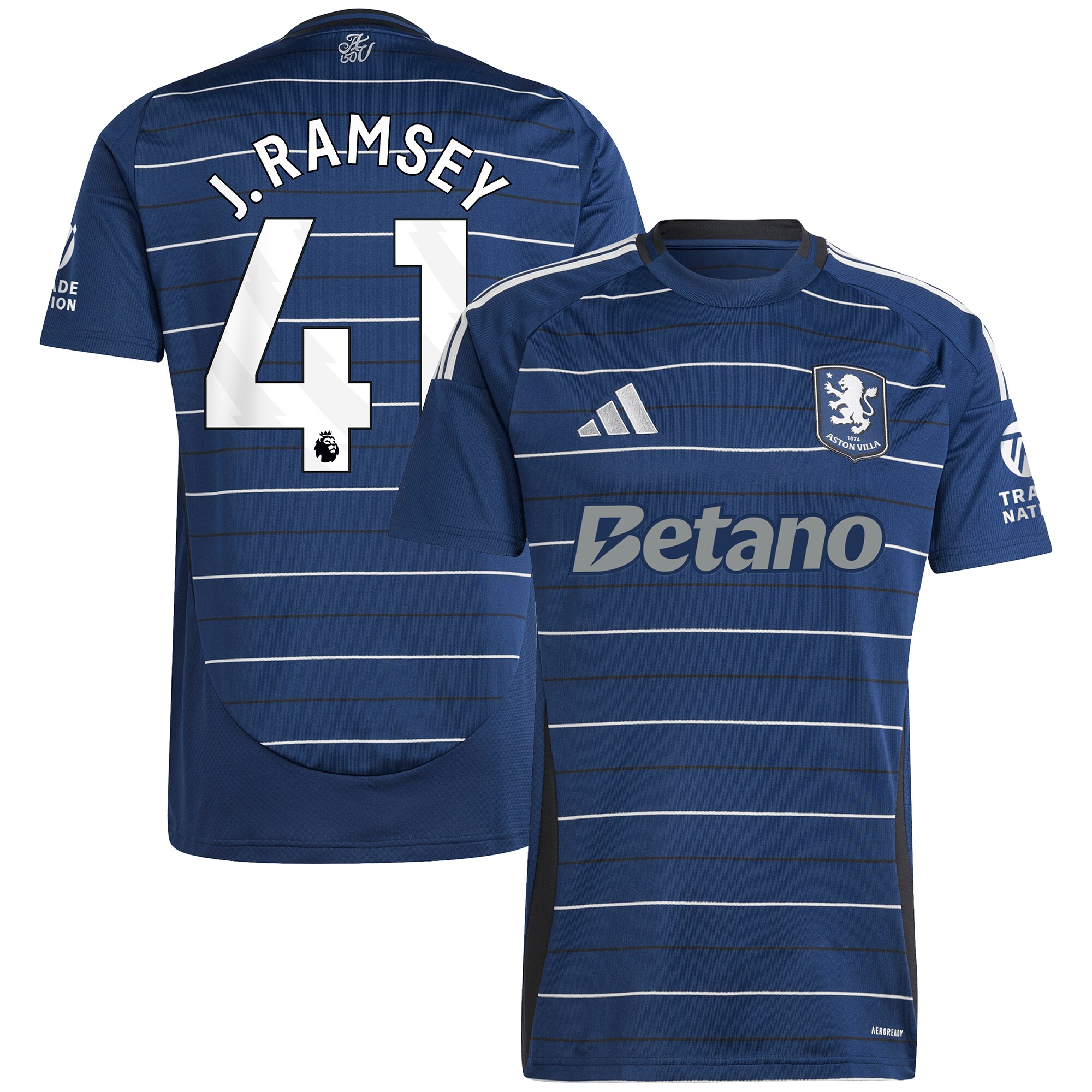 aston villa adidas third shirt 2024-25 with j. ramsey 41 printing Collection - Official Aston Villa Shirts & Jerseys