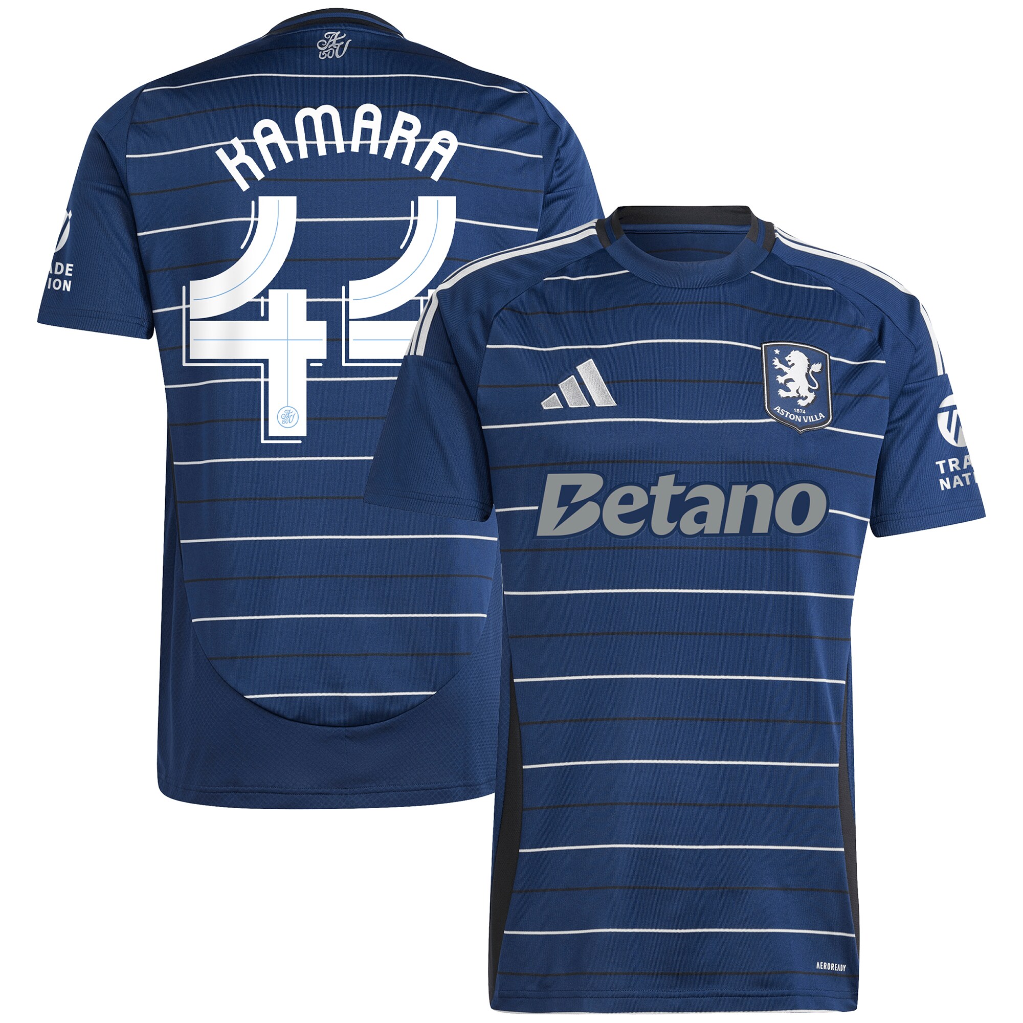 aston villa adidas third shirt 2024-25 with kamara 44 cup printing Collection - Official Aston Villa Shirts & Jerseys