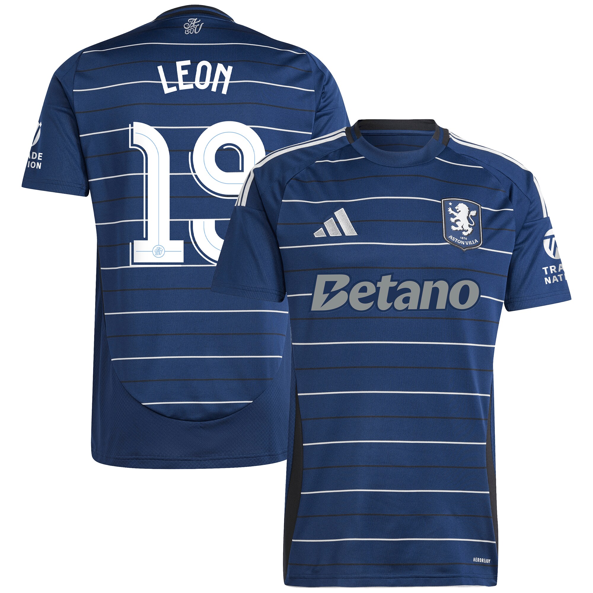 aston villa adidas third shirt 2024-25 with leon 19 cup printing Collection - Official Aston Villa Shirts & Jerseys
