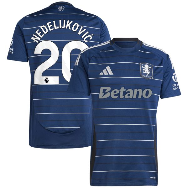 aston villa adidas third shirt 2024-25 with nedeljković 20 printing Collection - Official Aston Villa Shirts & Jerseys