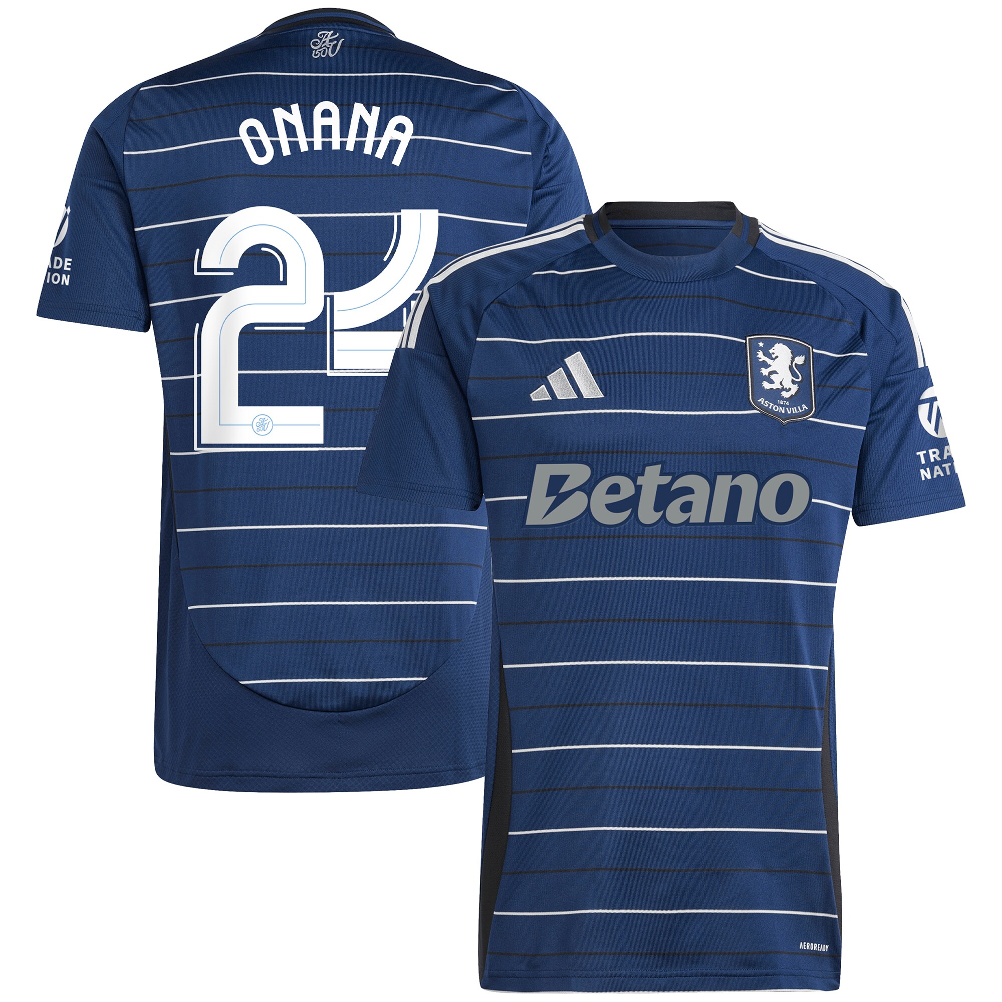 aston villa adidas third shirt 2024-25 with onana 24 cup printing Collection - Official Aston Villa Shirts & Jerseys