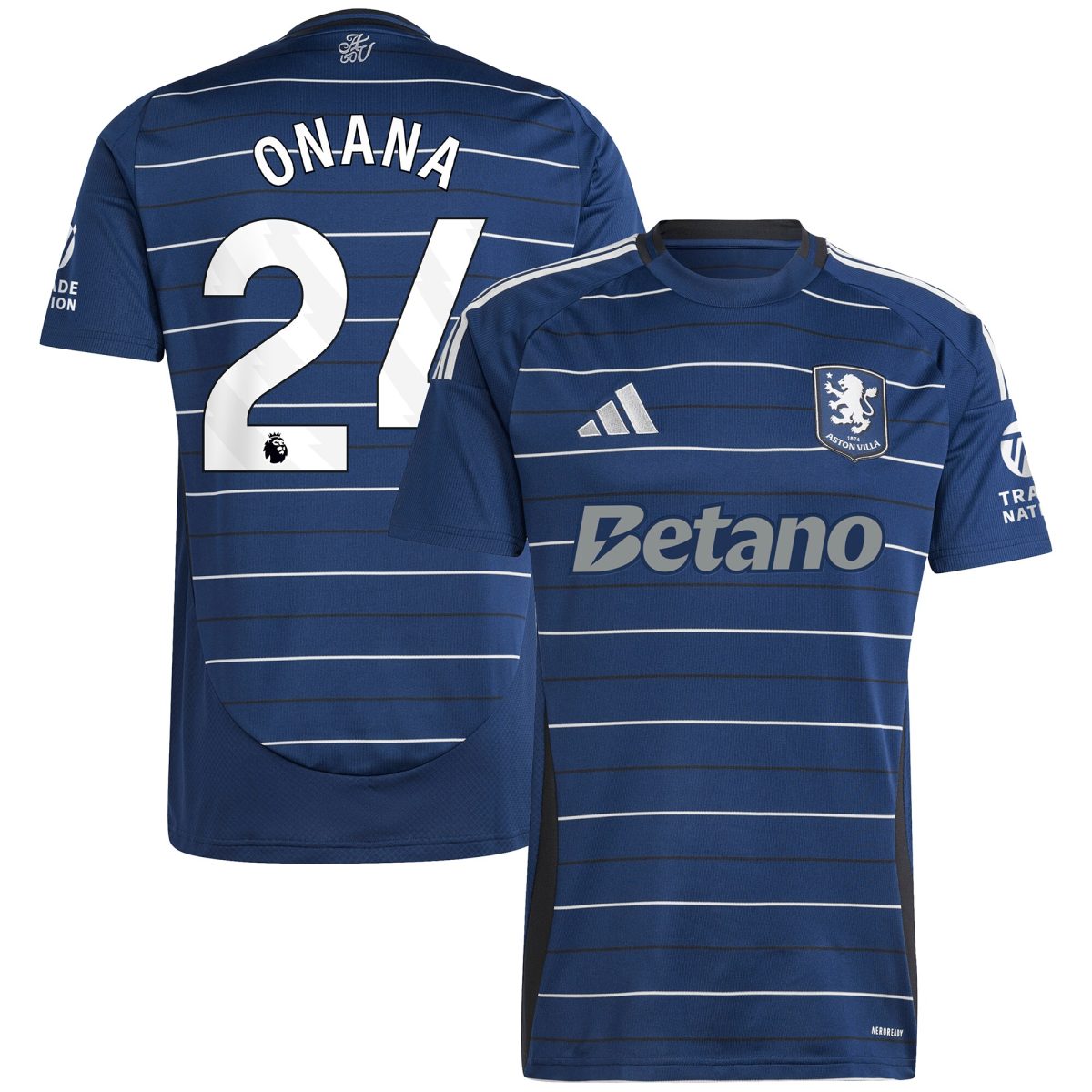 aston villa adidas third shirt 2024-25 with onana 24 printing Collection - Official Aston Villa Shirts & Jerseys