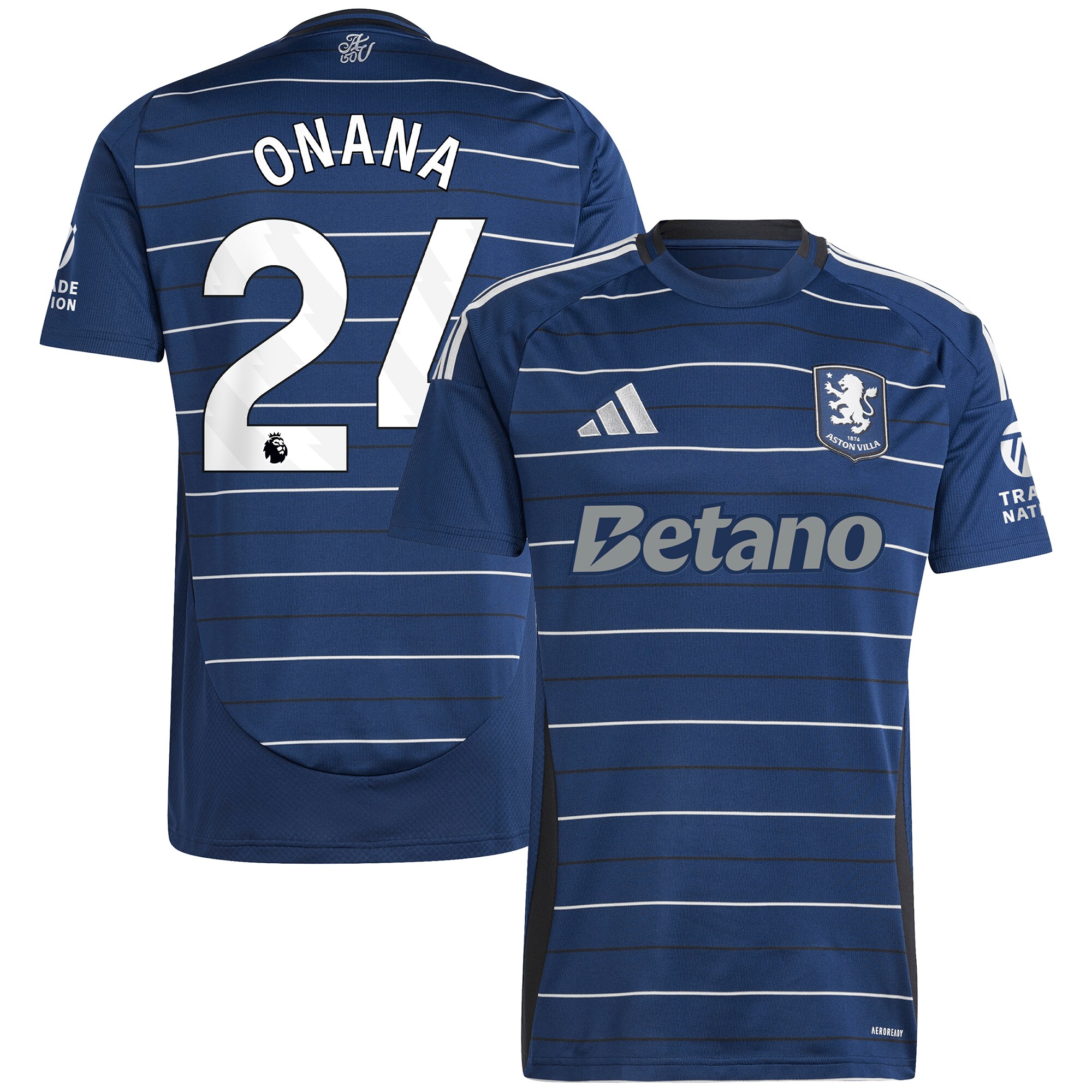 aston villa adidas third shirt 2024-25 with onana 24 printing Collection - Official Aston Villa Shirts & Jerseys