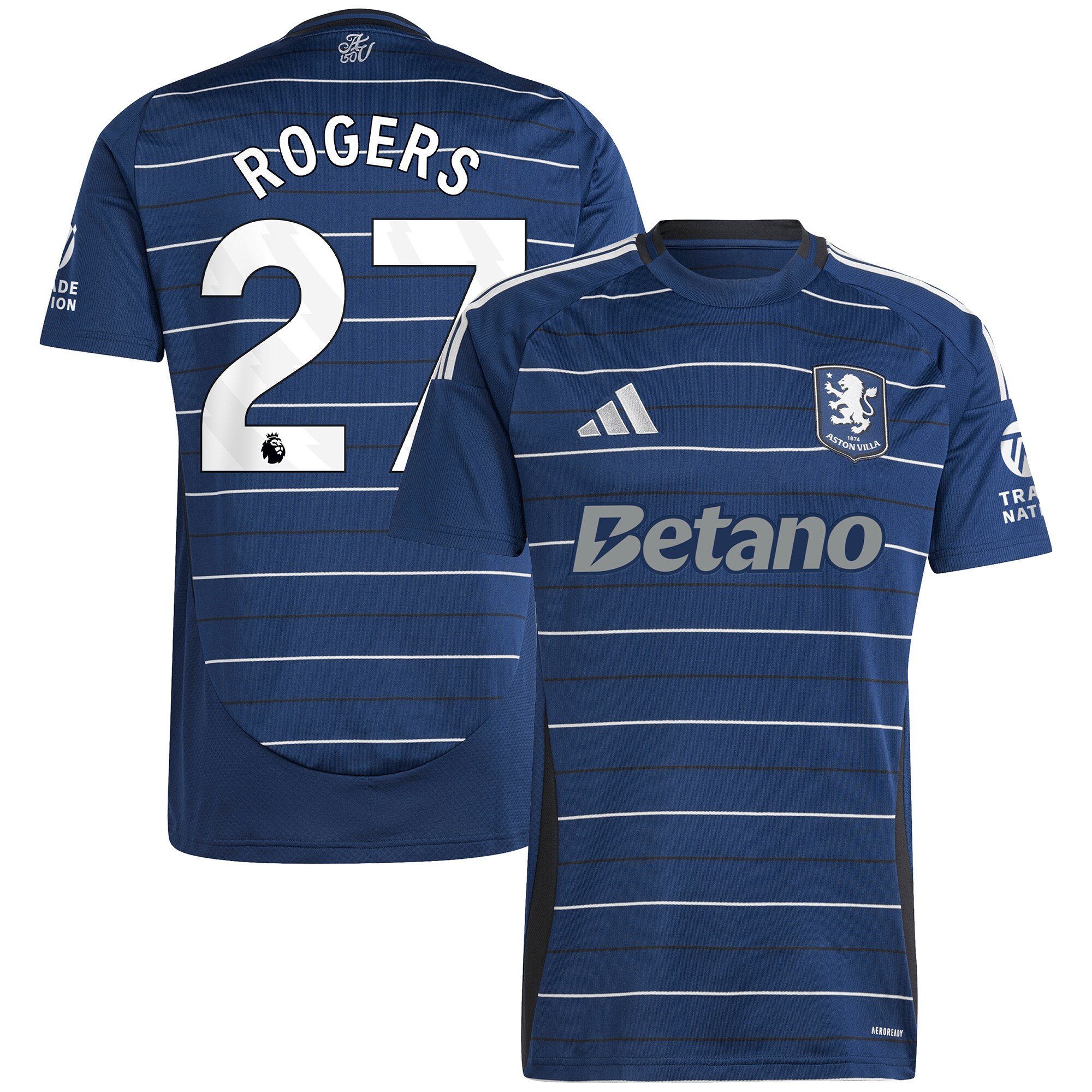 aston villa adidas third shirt 2024-25 with rogers 27 printing Collection - Official Aston Villa Shirts & Jerseys