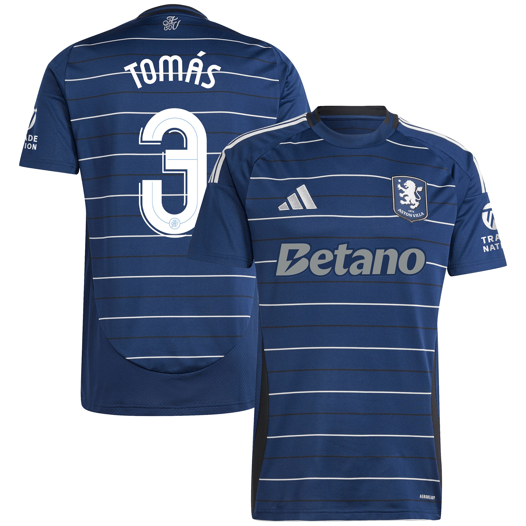 aston villa adidas third shirt 2024-25 with tomás 3 cup printing Collection - Official Aston Villa Shirts & Jerseys