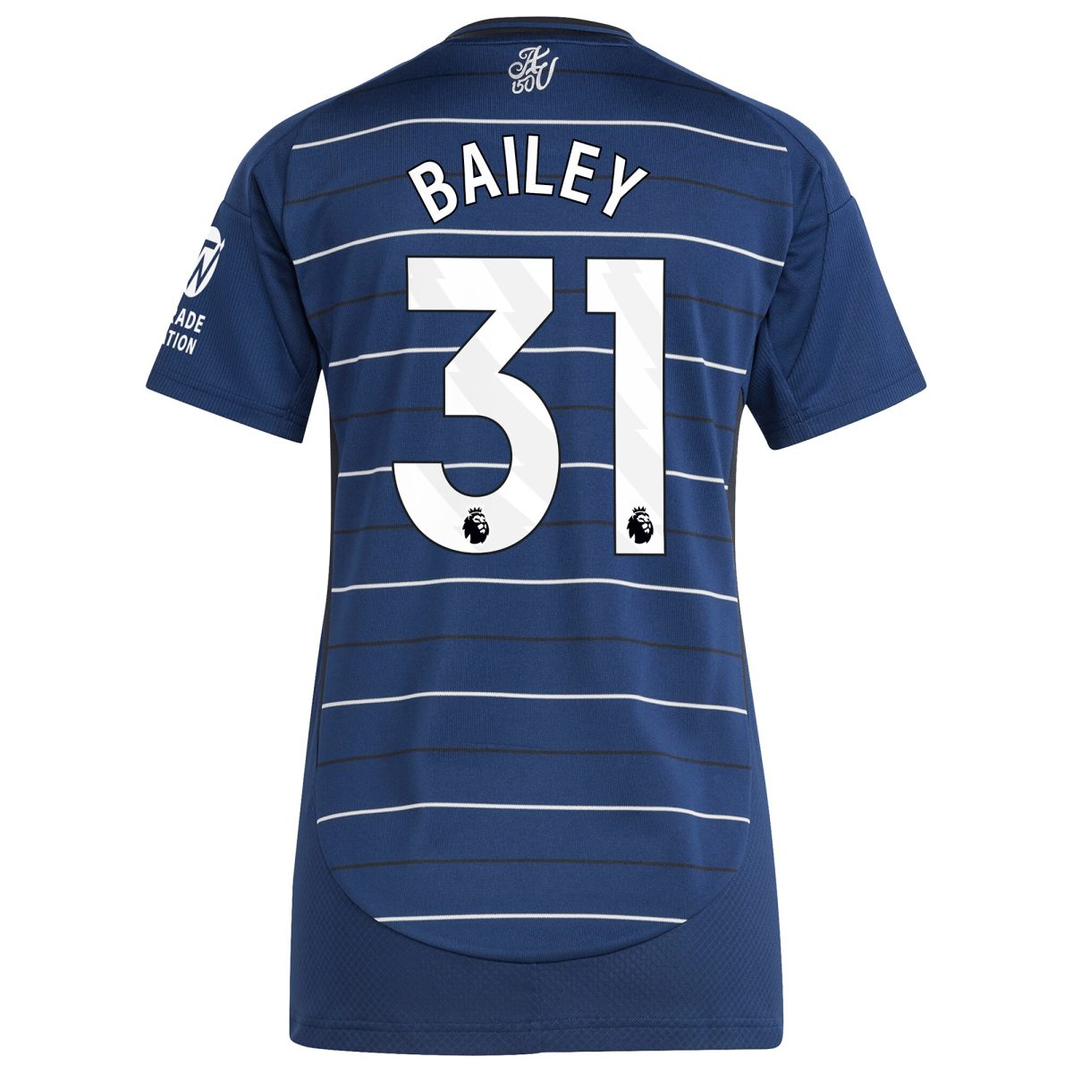 aston villa adidas third shirt 2024-25 – womens with bailey 31 printing Collection - Official Aston Villa Shirts & Jerseys