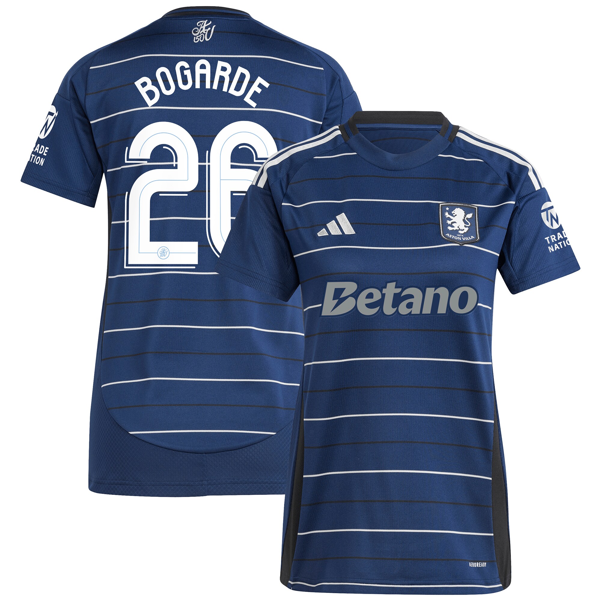 aston villa adidas third shirt 2024-25 – womens with bogarde 26 cup printing Collection - Official Aston Villa Shirts & Jerseys