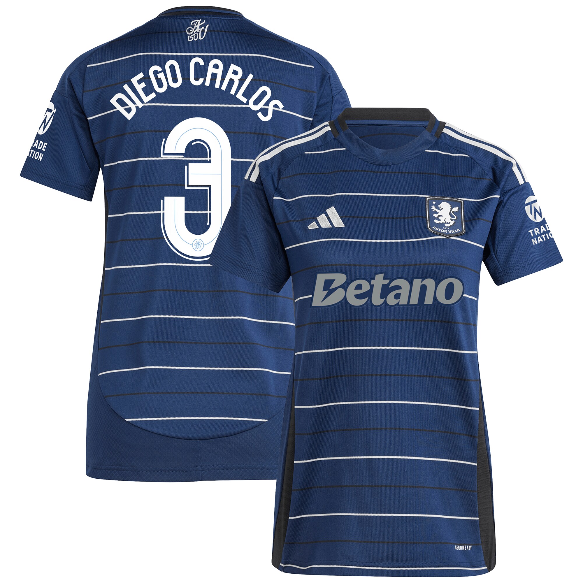 aston villa adidas third shirt 2024-25 – womens with diego carlos 3 cup printing Collection - Official Aston Villa Shirts & Jerseys